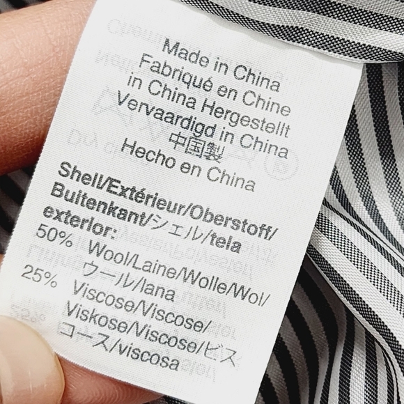 J. Crew Mercantile Wool Blend Gray Blazer Women's 6 - Picture 6 of 8